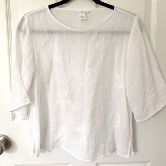 H&M Embroidered Blouse - Picture 1 of 3